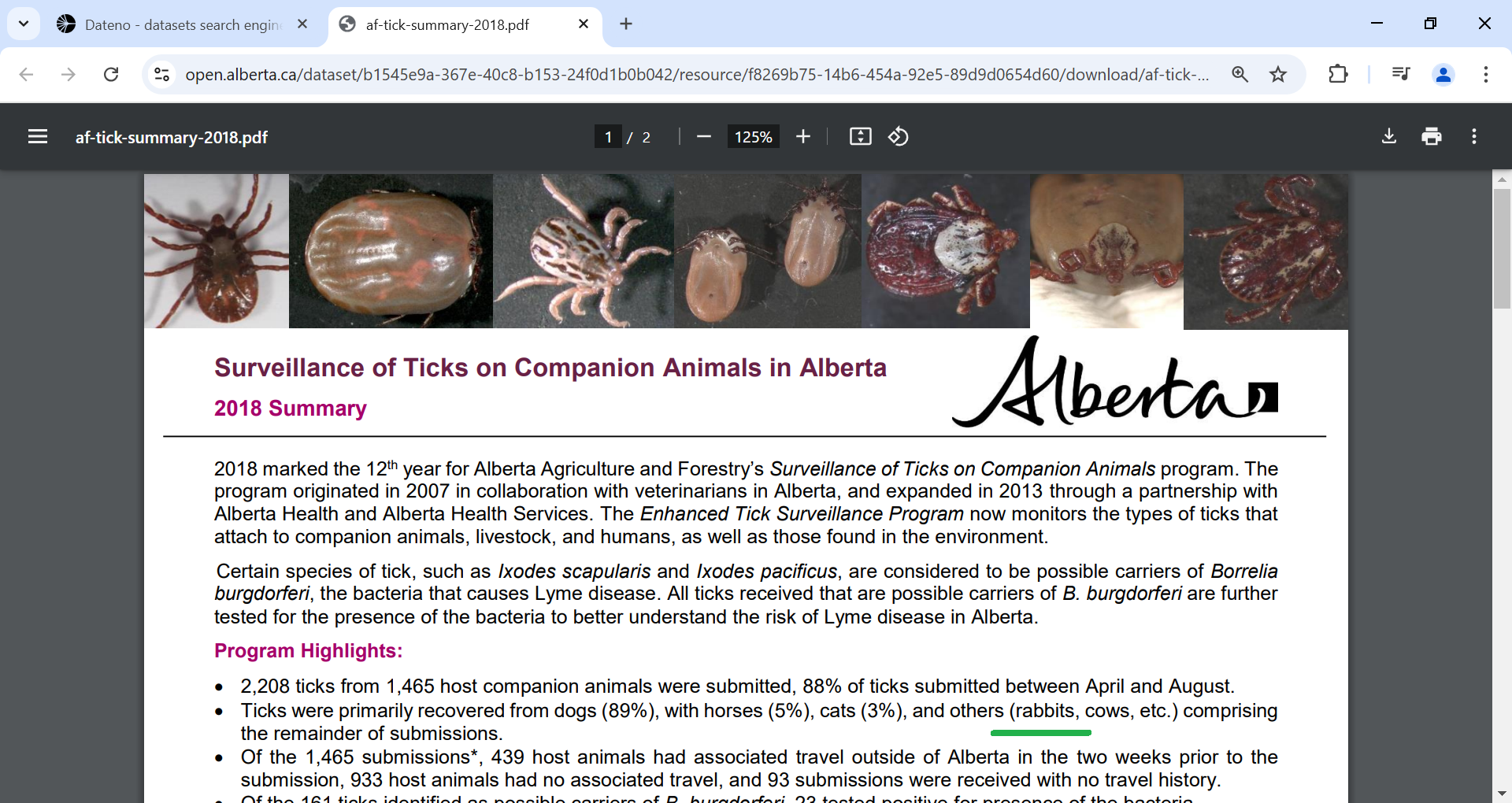 Companion animals: Document